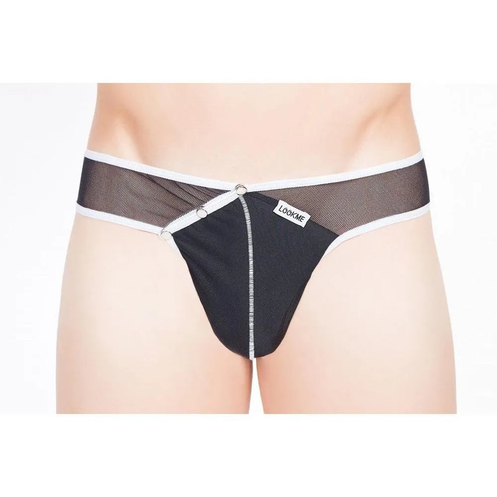 Lingerie Bi-Matière Deux Couleurs Pressions