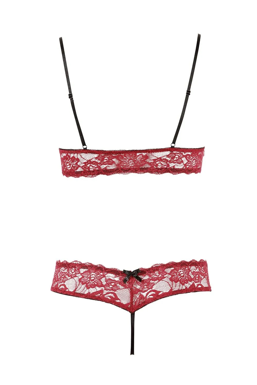 Lingerie En Dentelle Rouge