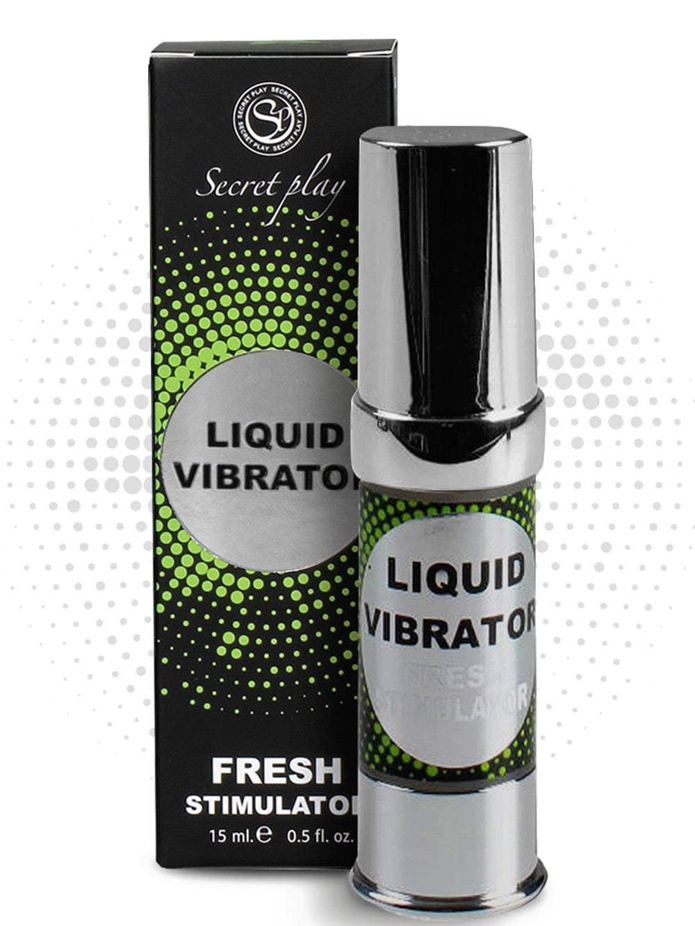 Liquide vibrant effet frais à la menthe unisexe 15ml - SP5976