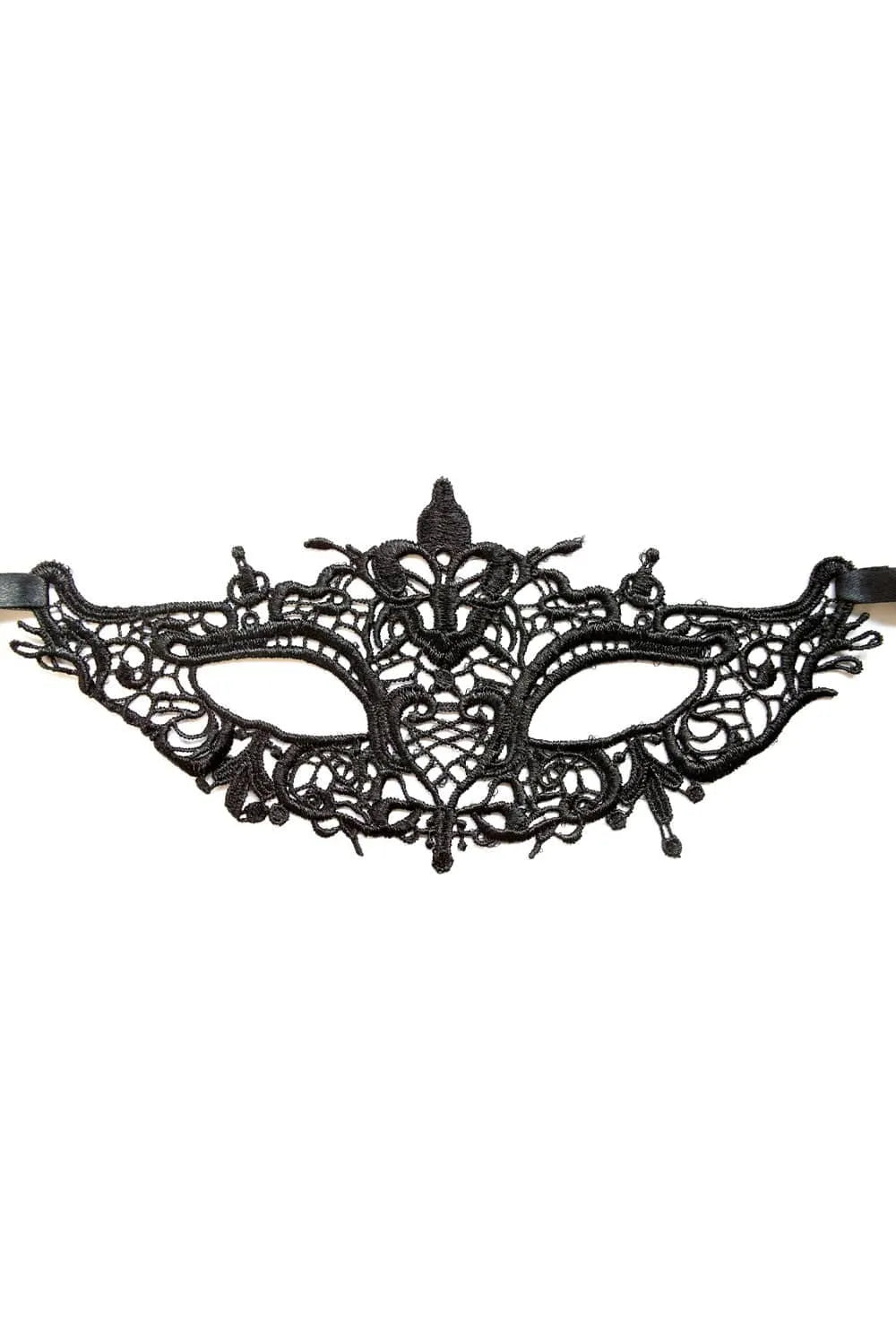 Loup Noir Broderie Souple Déguisement Soirée