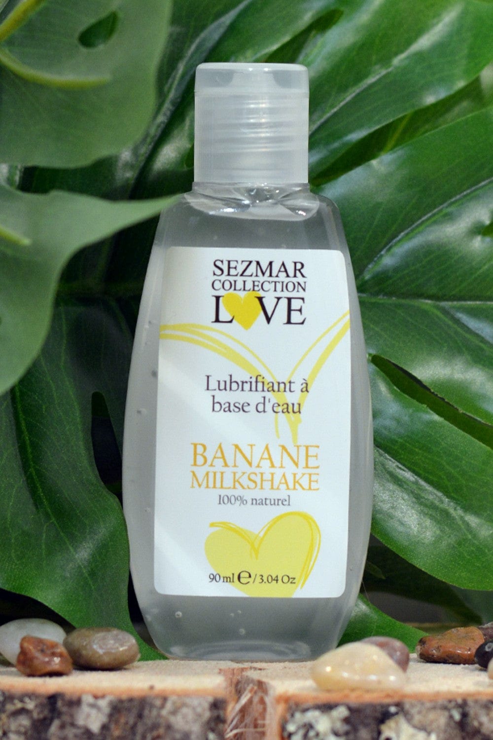 Lubrifiant à base d'eau 100% naturel Banane Milkshake 90 ml - SEZ083