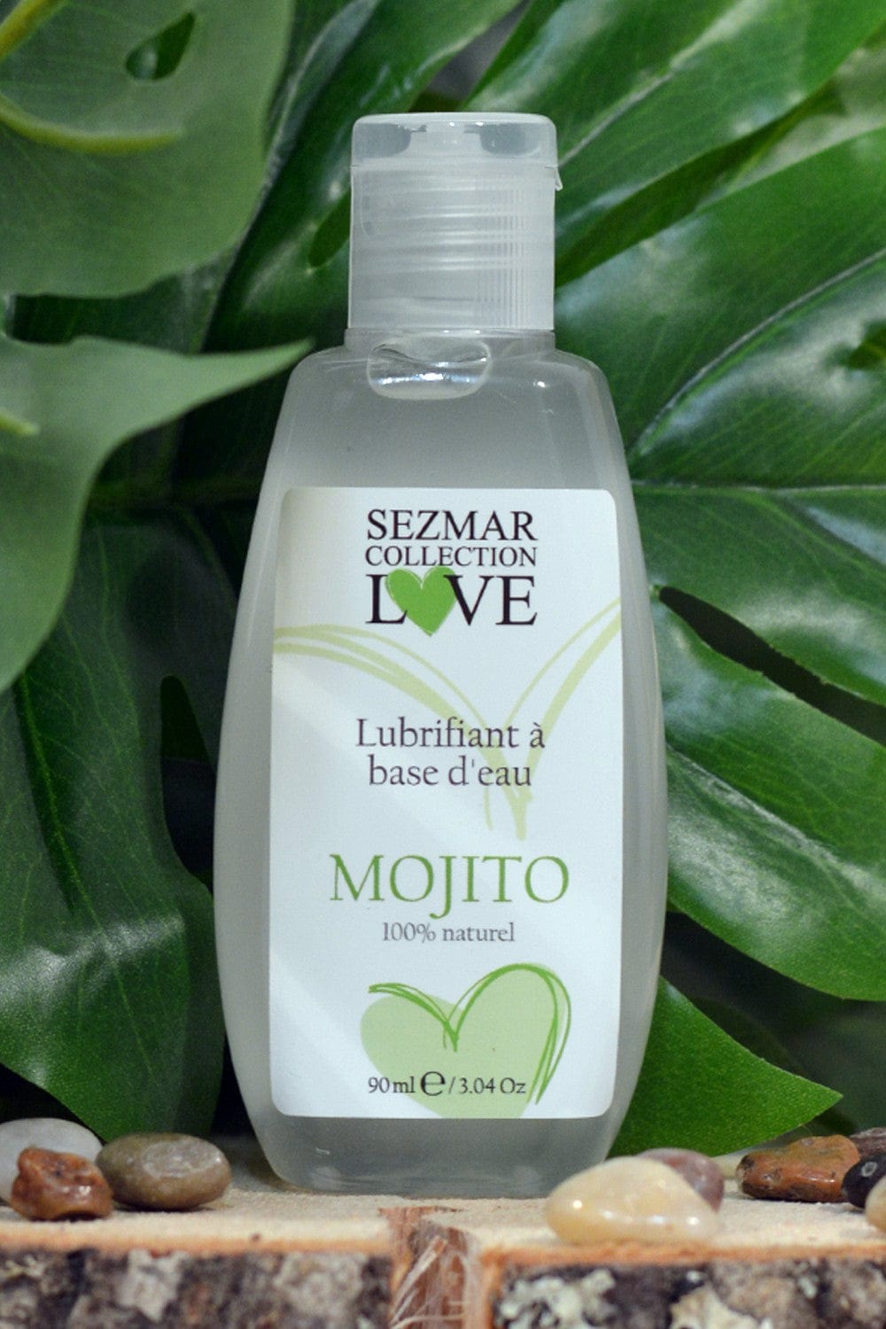 Lubrifiant à base d'eau 100% naturel Mojito 90 ml - SEZ084