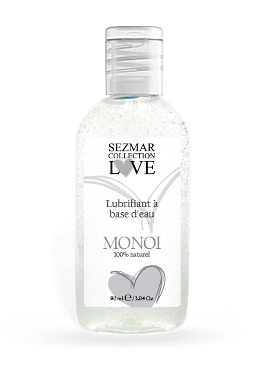 Lubrifiant à base d'eau 100% naturel Monoï 90 ml - SEZ085