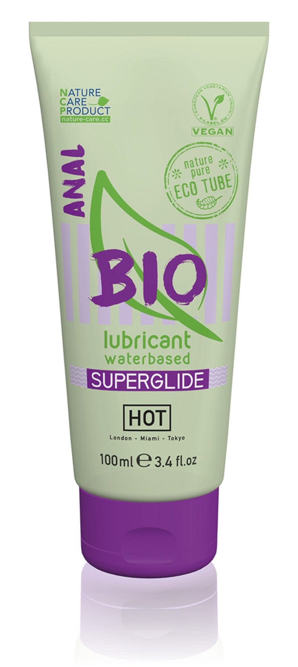 Lubrifiant anal végétalien Bio à base d'eau Superglide 100 ML HOT - FS618136