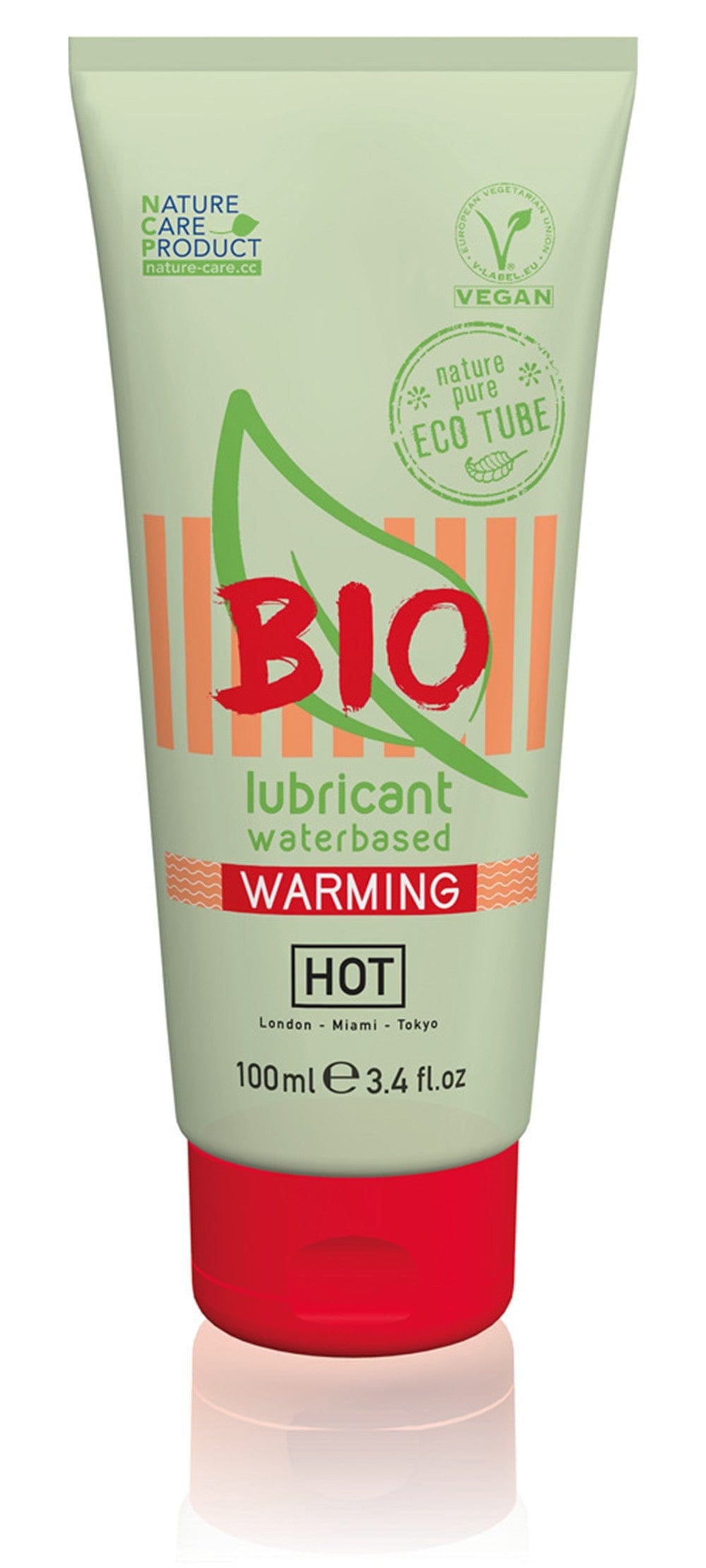 Lubrifiant chauffant à base d'eau bio et végétalien 100 ML HOT - FS618144