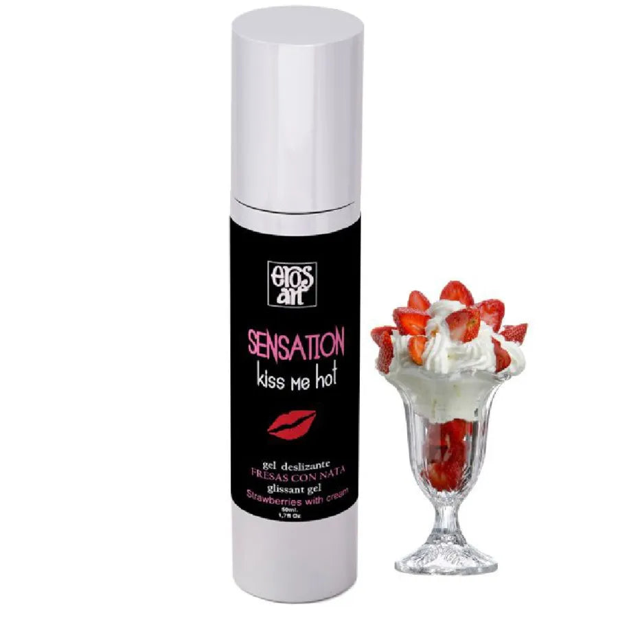 Lubrifiant Intime Naturel Fraise Effet Chauffant