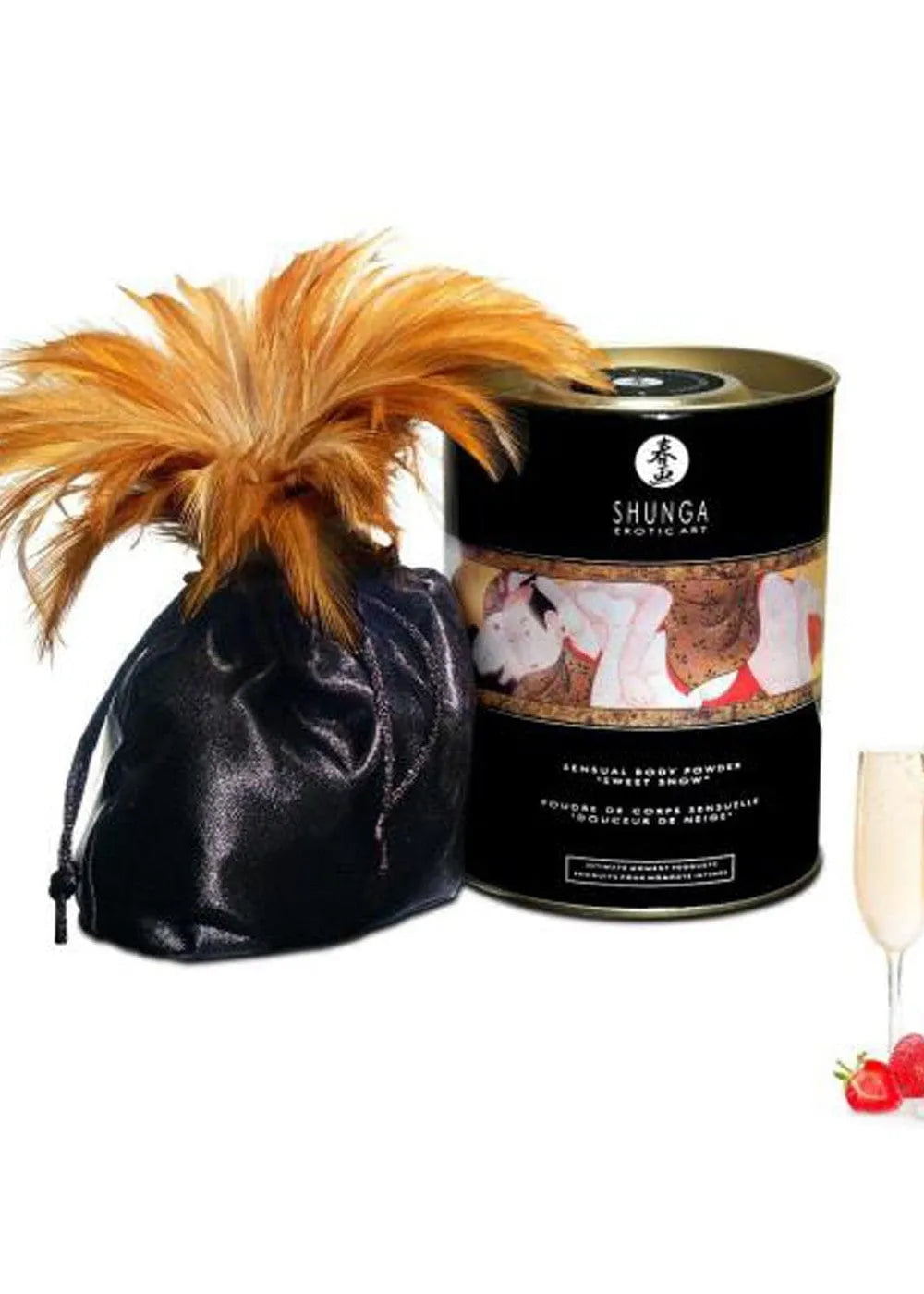 Mélange Comestible Végétalien Pour Massage Parfum Fraise