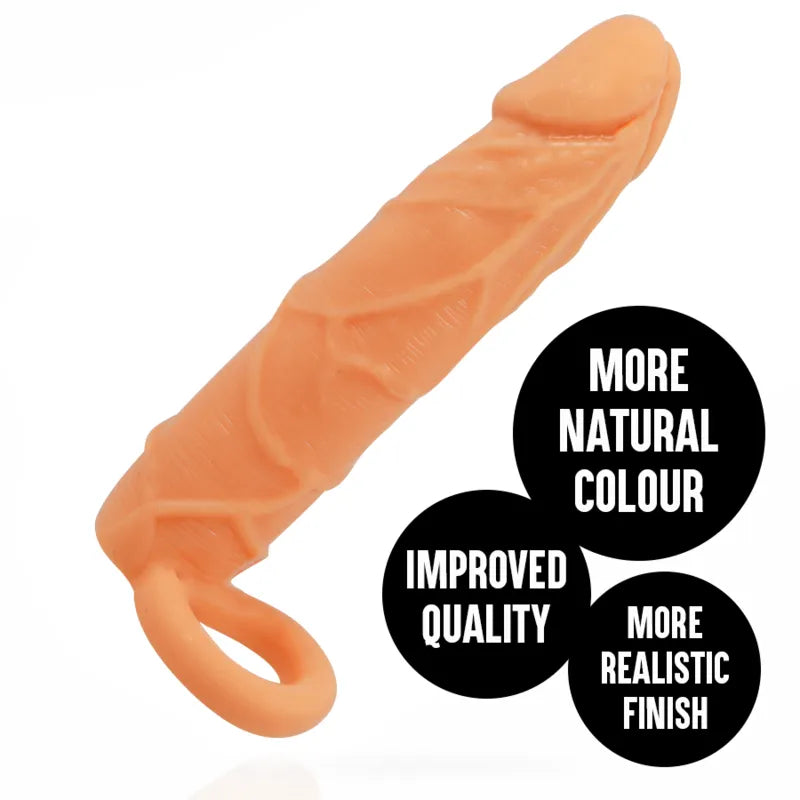 Manchon Pénien Réaliste Extensible 16 Cm