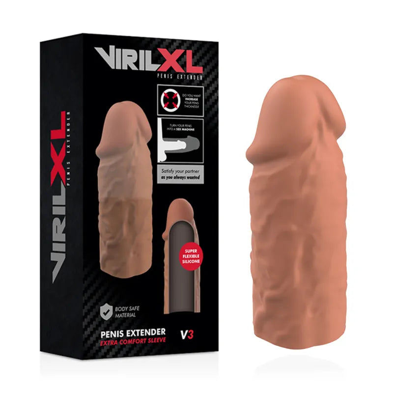 Manchon Pénien Silicone Médical Extensible