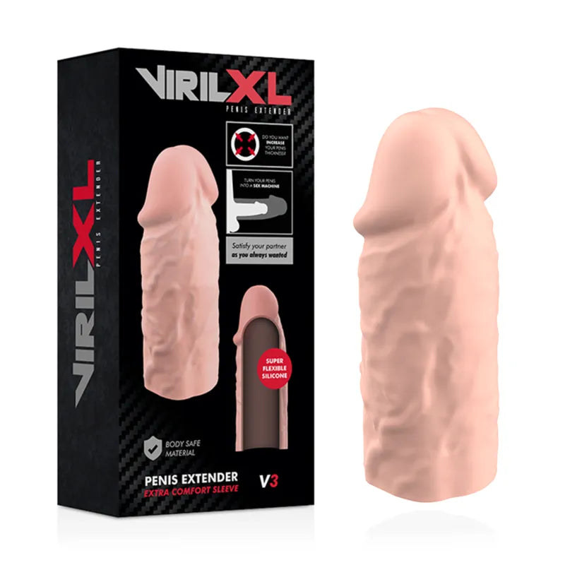 Manchon Pénien Silicone Médical Extensible