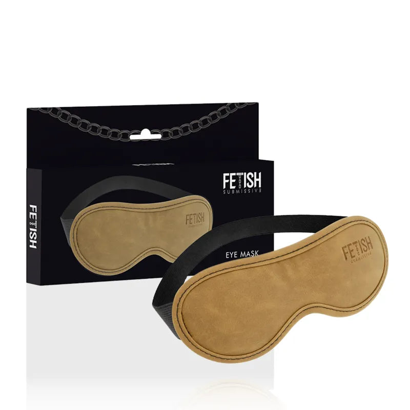 Masque Bdsm Cuir Vegan Élastique