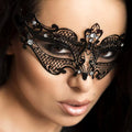 Masque Laiton Cristaux Soirée Séductrice