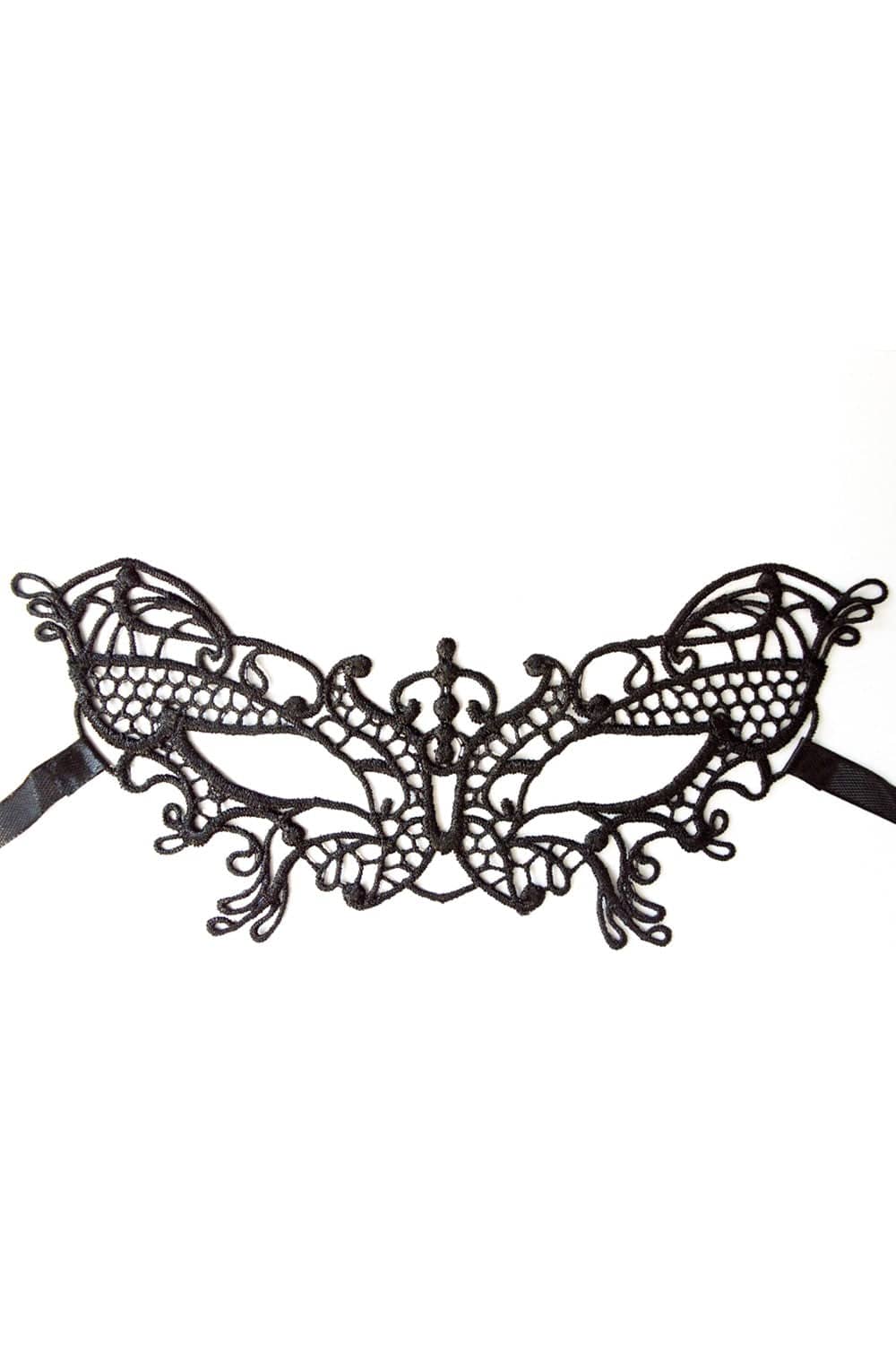 Masque souple dentelle noire - 100824