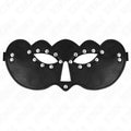 Masque BDSM cuir dentelle ajustable élégance et mystère