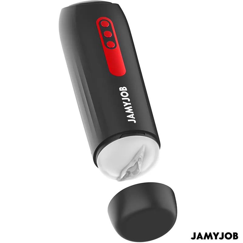 Masturbateur Automatique Silicone Noir Rouge Homme