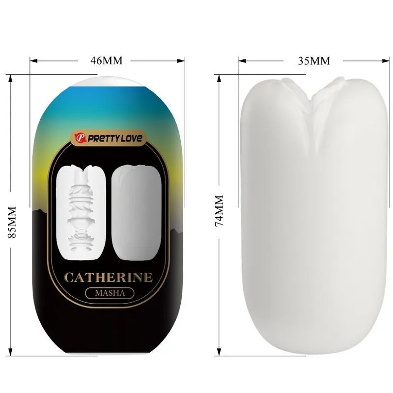 Masturbateur Extensible Sans Phtalate Blanc
