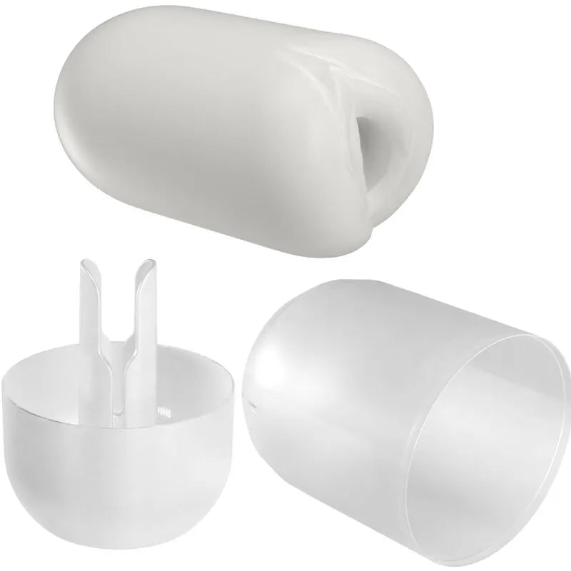 Masturbateur Extensible Sans Phtalate Blanc