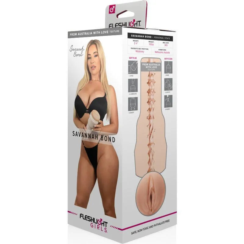 Masturbateur Fleshlight Savannah Bond Superskin