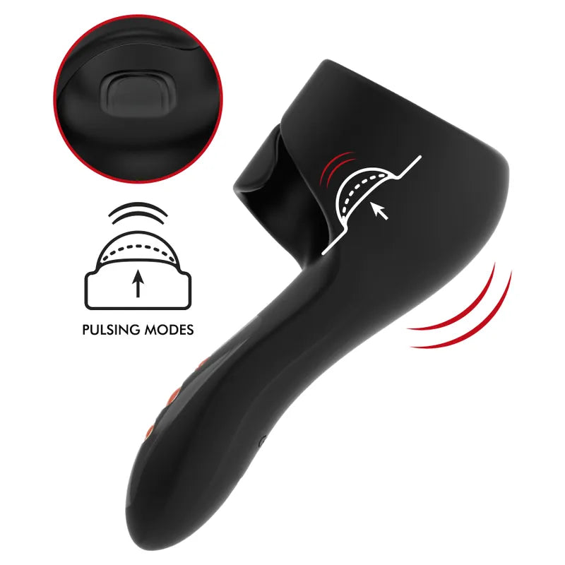 Masturbateur Masculin Étanche Silicone Vibrations Multiples