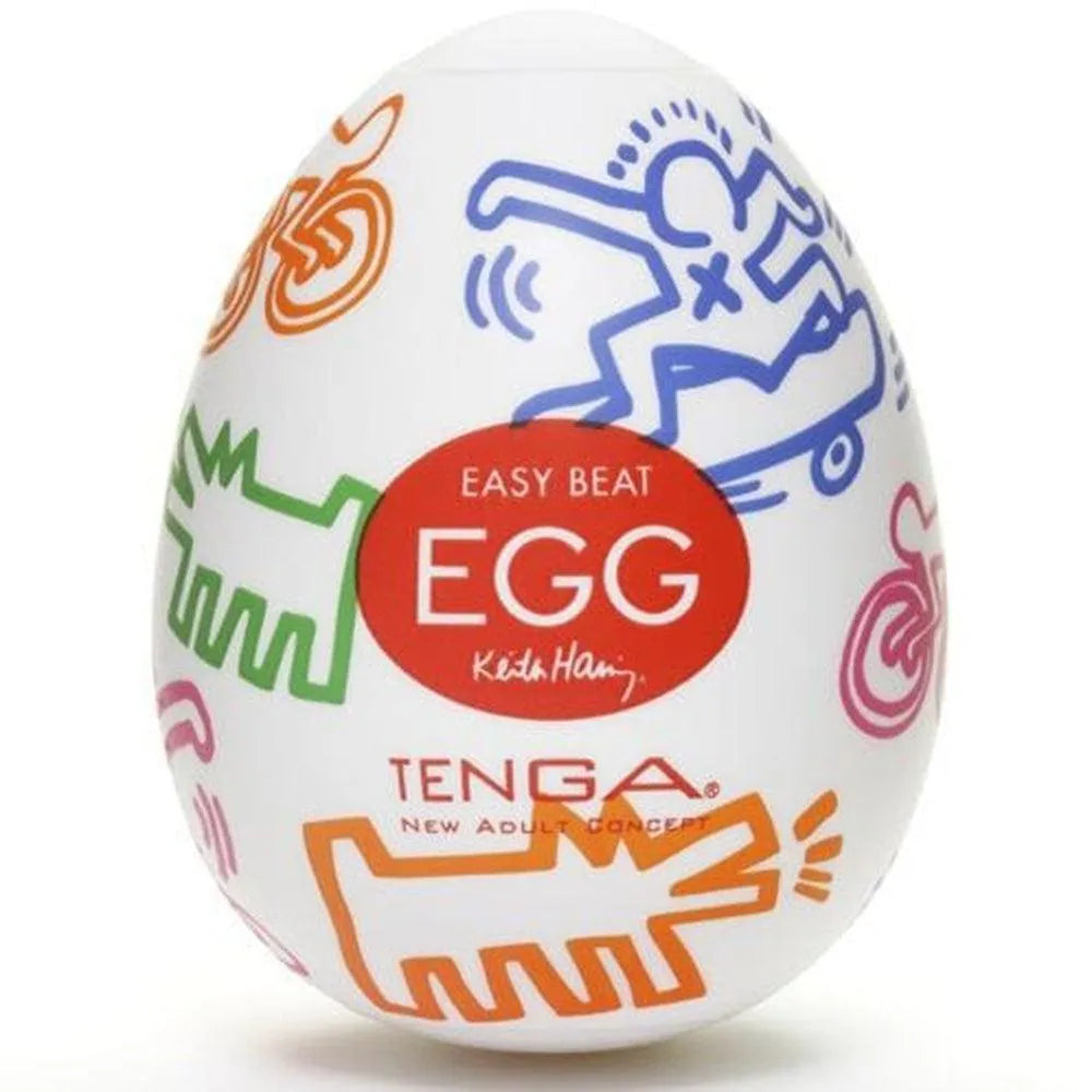 Masturbateur Masculin Tenga Egg Modèle Keith Haring