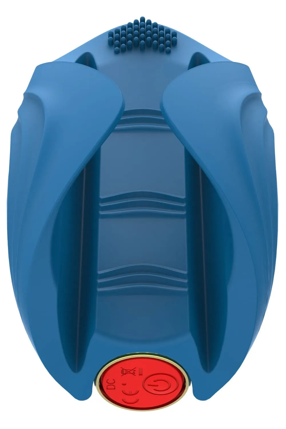 Masturbateur Vibrant Silicone Bleu Rechargeable