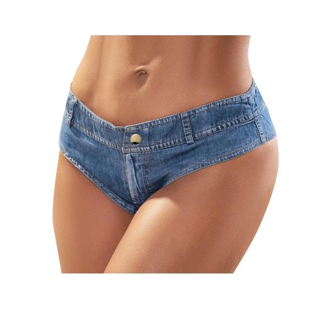 Micro Short Imitation Jean Mapalé Coton