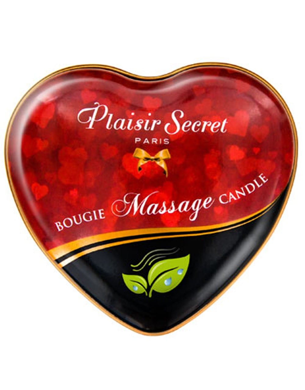 Mini bougie de massage naturelle boite coeur 35ml - CC826060