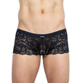 Mini Pant En Dentelle Noire Masculine