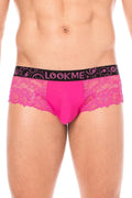 Mini Pant Magenta Dentelle Florale Confortable