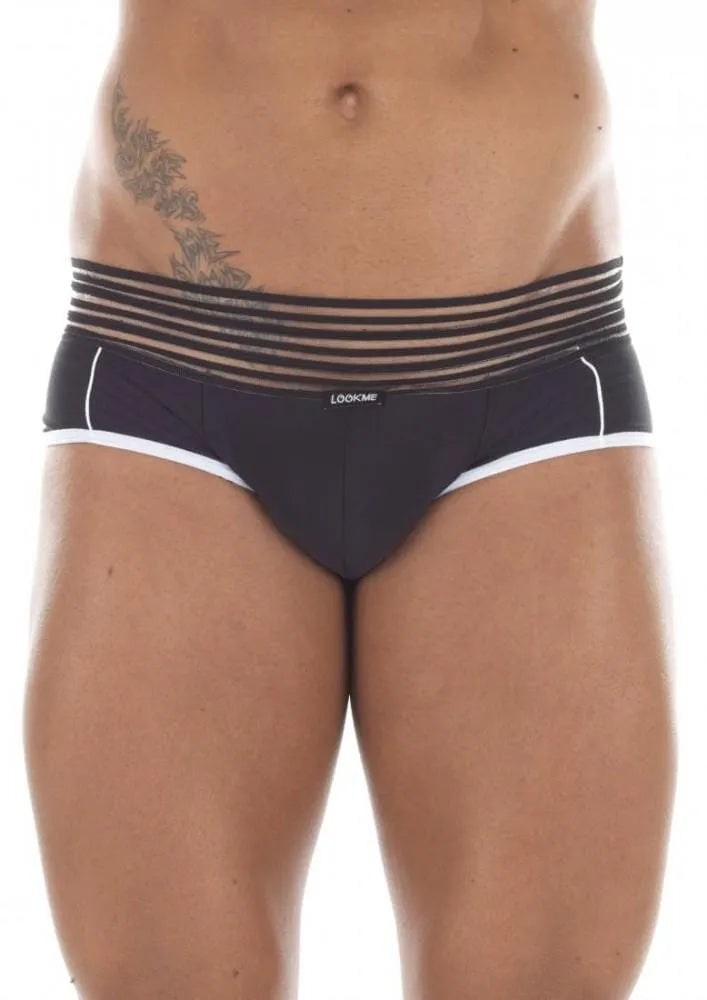 Mini Pant Rayures Design Ceinture Large