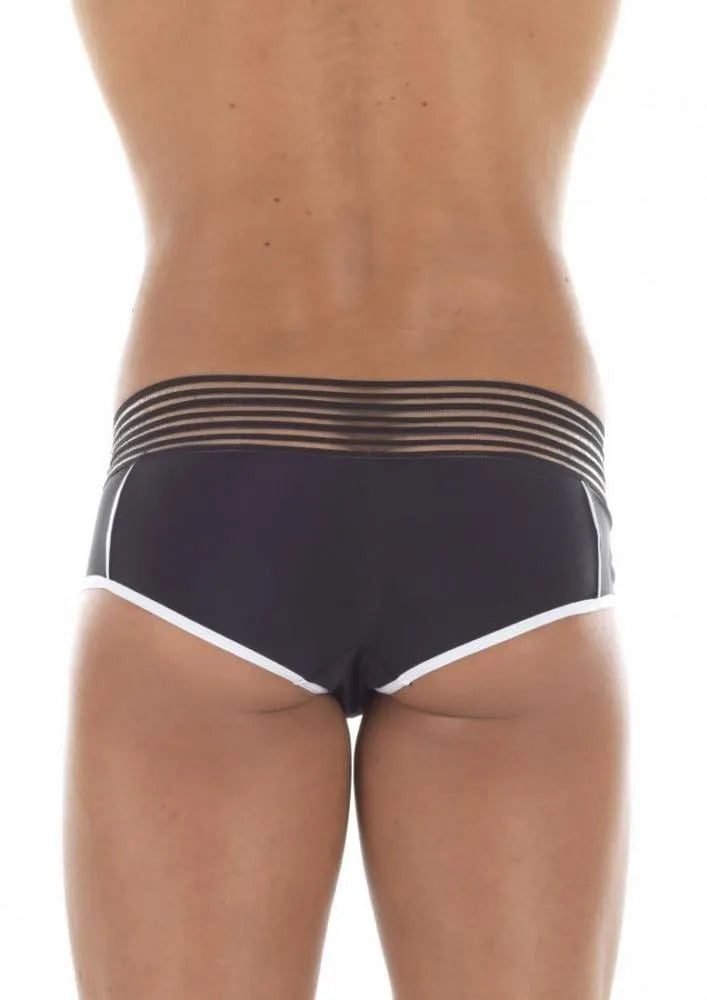 Mini Pant Rayures Design Ceinture Large