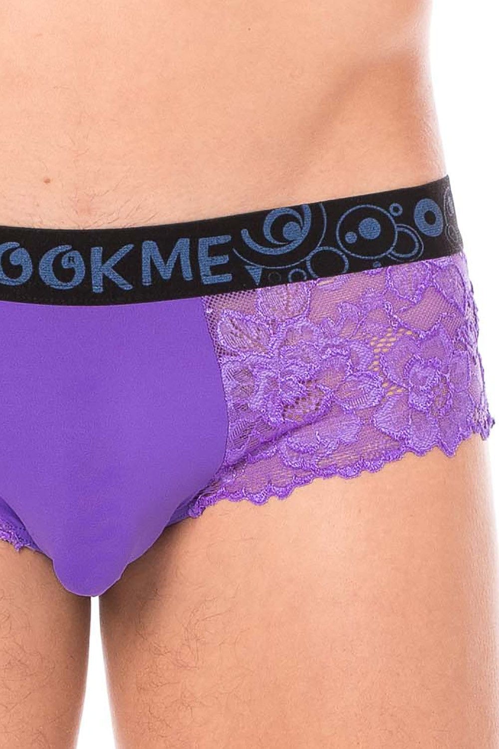 Mini-Pant violet en dentelle délicate - LM2006-68PUR