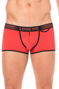 Mini Pants Rouge Échancré Urban Tendance