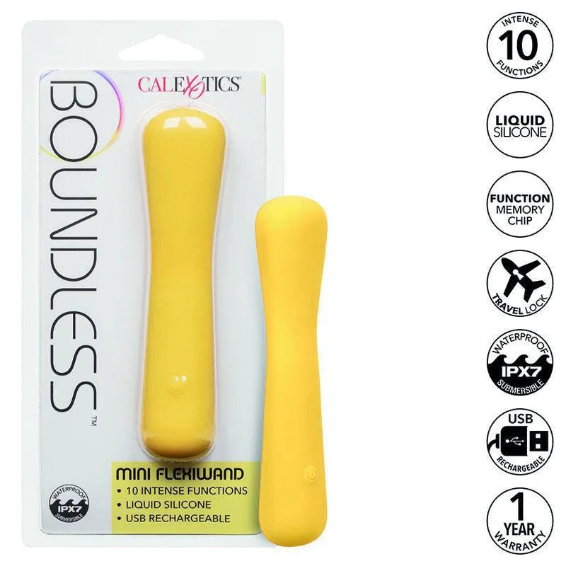 Mini Vibromasseur Flexible En Silicone Liquide