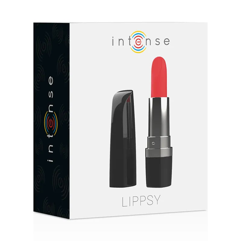 Mini Vibromasseur Rouge À Lèvres Portable Noir