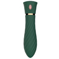 Mini Vibromasseur Silencieux Silicone Vert Luxe