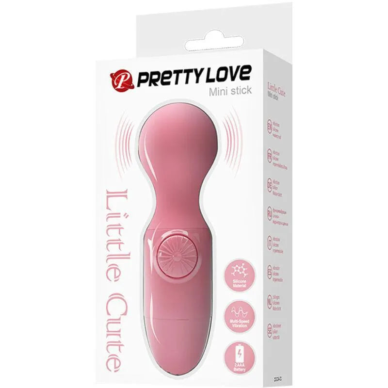 Mini Vibromasseur Silicone Rose Étanche