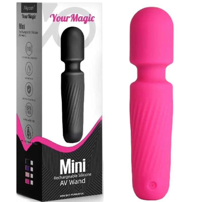 Mini Vibromasseur Silicone Violet Armony