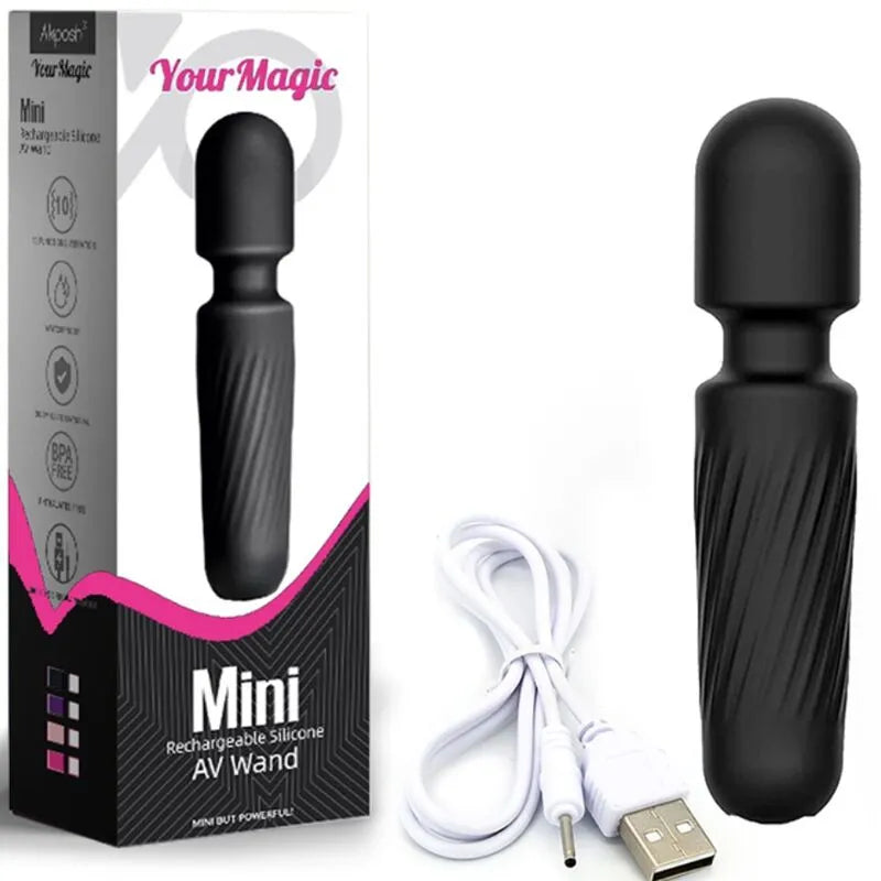 Mini Vibromasseur Silicone Violet Armony