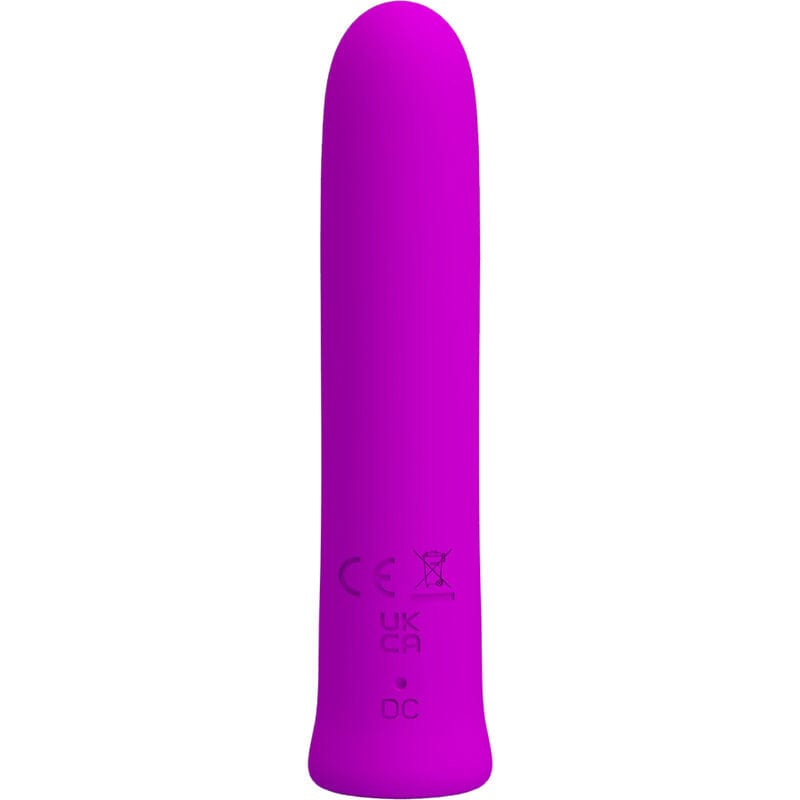 Mini Vibromasseur Silicone Violet Rechargeable