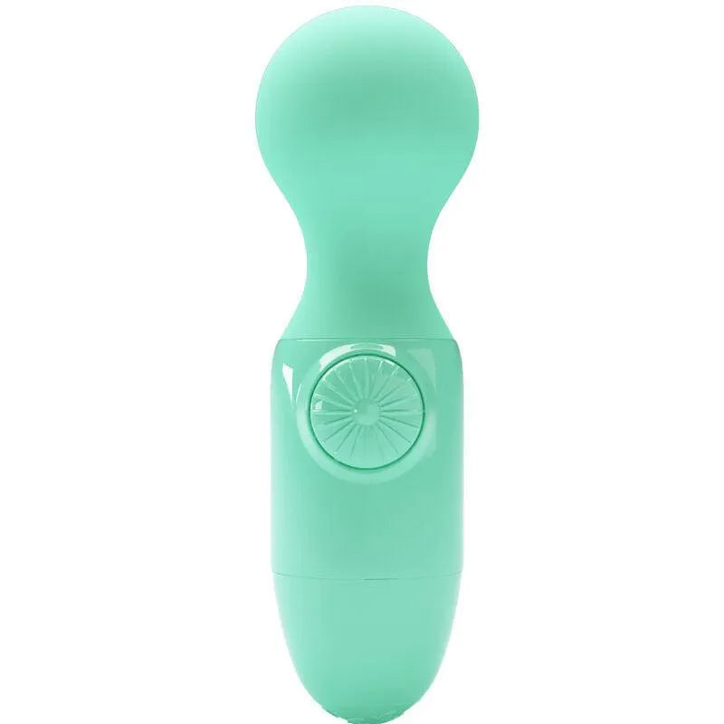 Mini Vibromasseur Vert Silicone Étanche