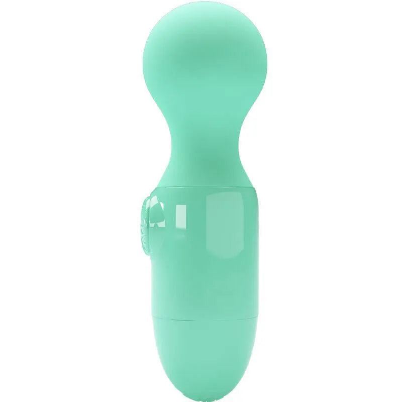 Mini Vibromasseur Vert Silicone Étanche