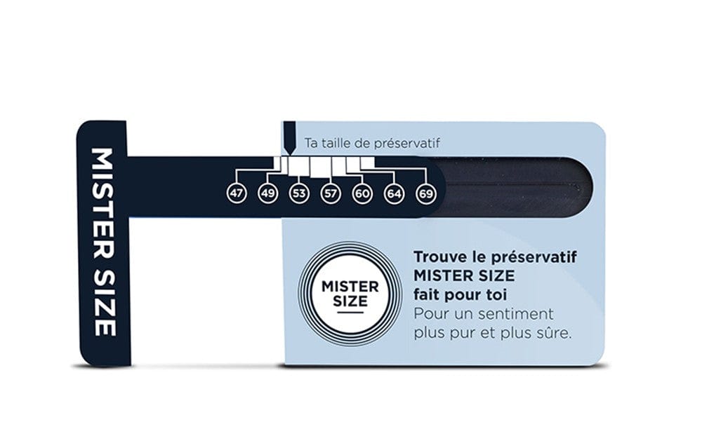 Mister Sizer Règle de mesure de diamètre pénien - MSSIZER