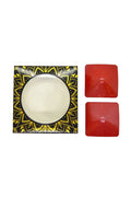 Nipple Covers Métal Rouge Réutilisables Carrés