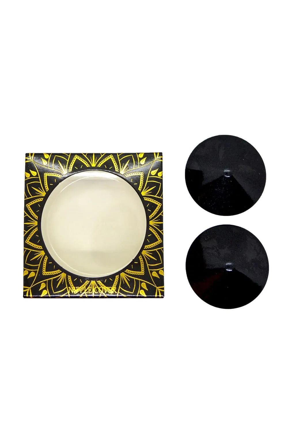 Nipple Réutilisable En Métal Noir Conique