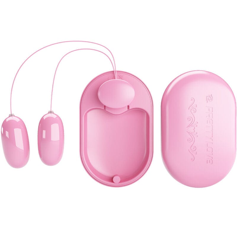 Œuf Vibrant Rose Télécommande Filaire 12 Modes