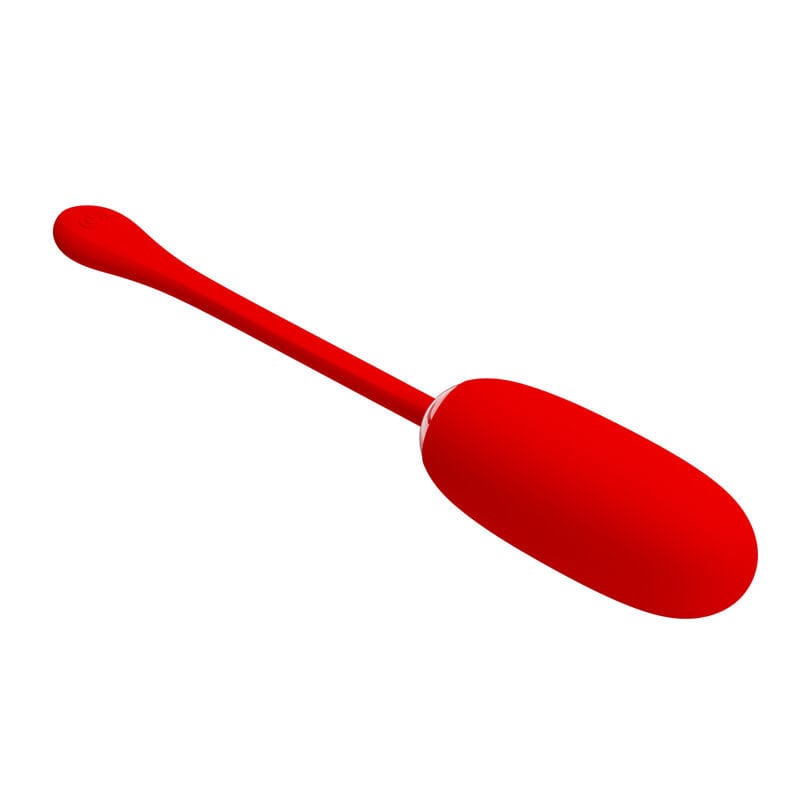 Œuf Vibrant Rouge Rechargeable En Silicone