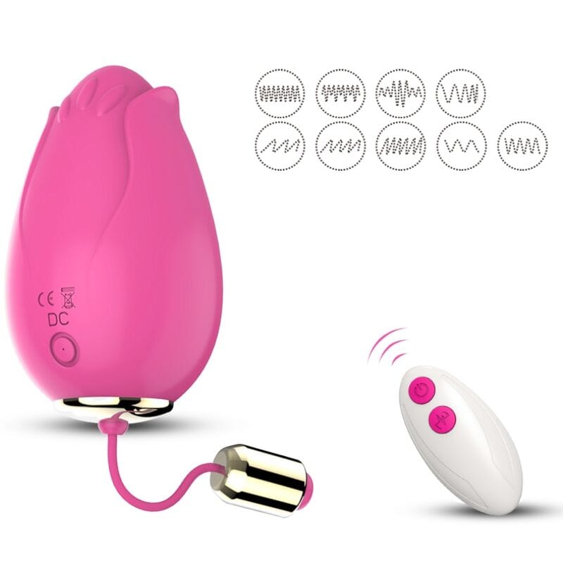 Œuf Vibrant Silicone Étanche Rechargeable 9 Modes