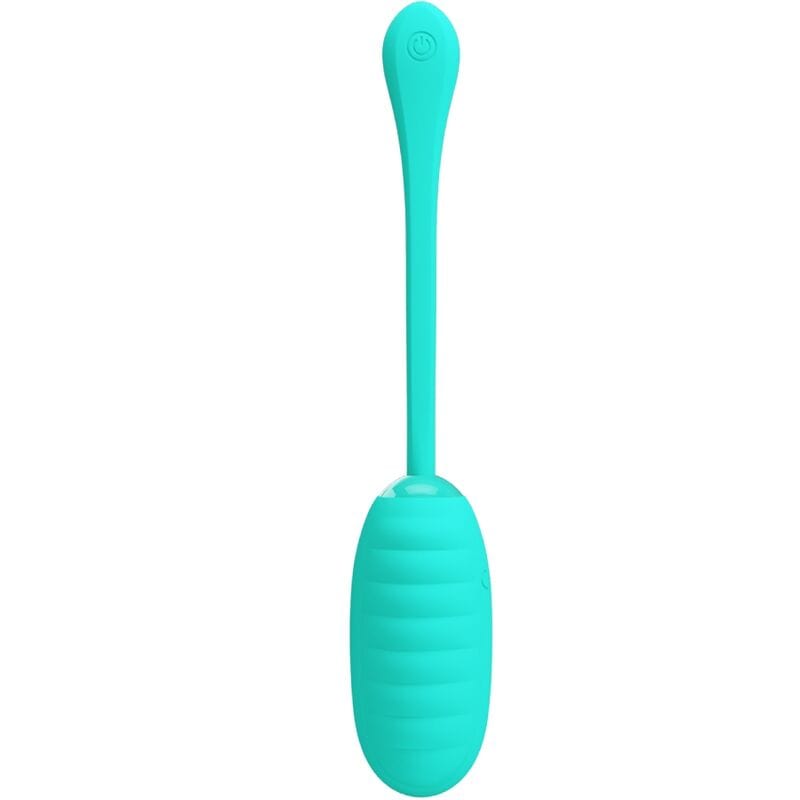 Œuf Vibrant Silicone Vert Aqua Rechargeable