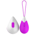 Oeuf vibrant violet télécommandé 10 vitesses silencieux